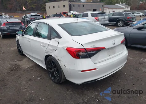 2024 Honda Civic Sport z USA, uszkodzony, nr VIN 2HGFE2F50RH501166